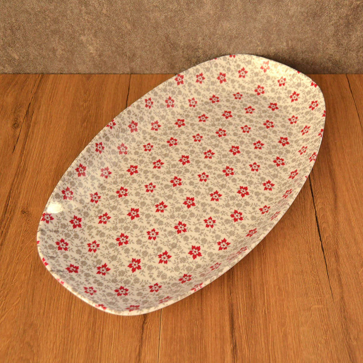 Orta Boy Ev Tipi Melamin Kayık Tabak 100 Adet